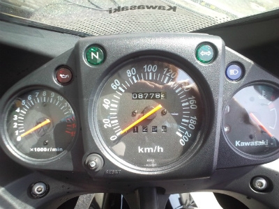 中古車　ＮＩＮＪＡ２５０Ｒ　メーター