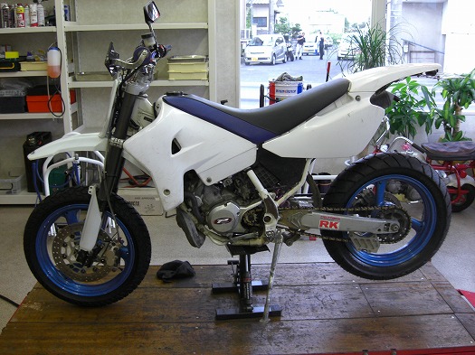 YAMAHA DT200WR純正 前後ホイールセット 好適