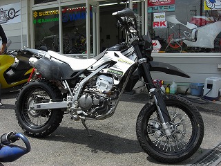 dトラッカー250 辿れ オフロードタイヤホイールセット
