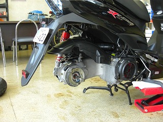 レーシング125 タイヤ交換