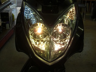 レーシング125 ヘッドライト比較