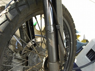 ＫＬＸ２５０　フロントフォーク
